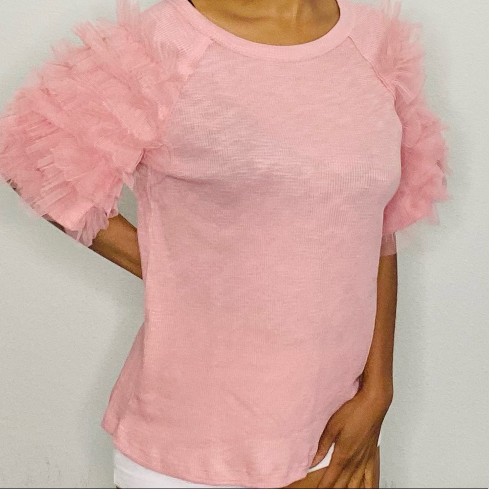 New! Ruffled Blouse - Picture 2 of 2